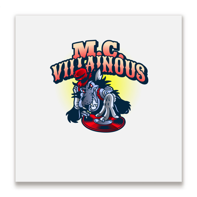 Villain Mc  36 Chambers Hiphop Metal Print Square | Artistshot