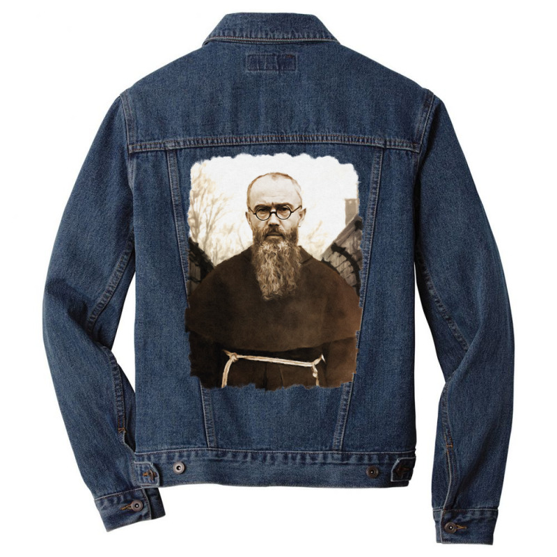 Saint Maximilian Kolbe Men Denim Jacket | Artistshot