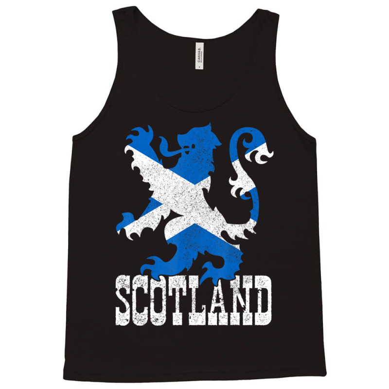 Scotland Vintage Lion Scottish Flag Pride Uk Tank Top | Artistshot