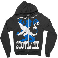 Scotland Vintage Lion Scottish Flag Pride Uk Zipper Hoodie | Artistshot