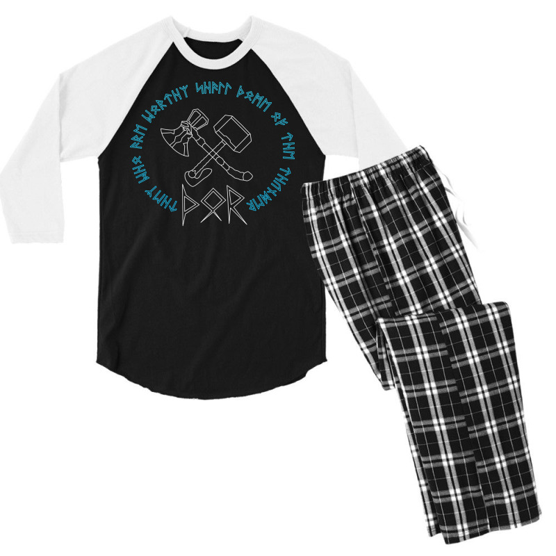 Seal Of The Thunder God Men's 3/4 Sleeve Pajama Set | Artistshot