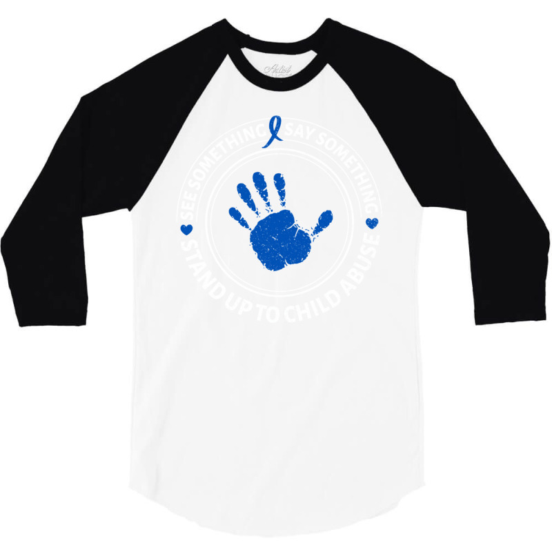 See Something Say Something Child Abuse 3/4 Sleeve Shirt | Artistshot