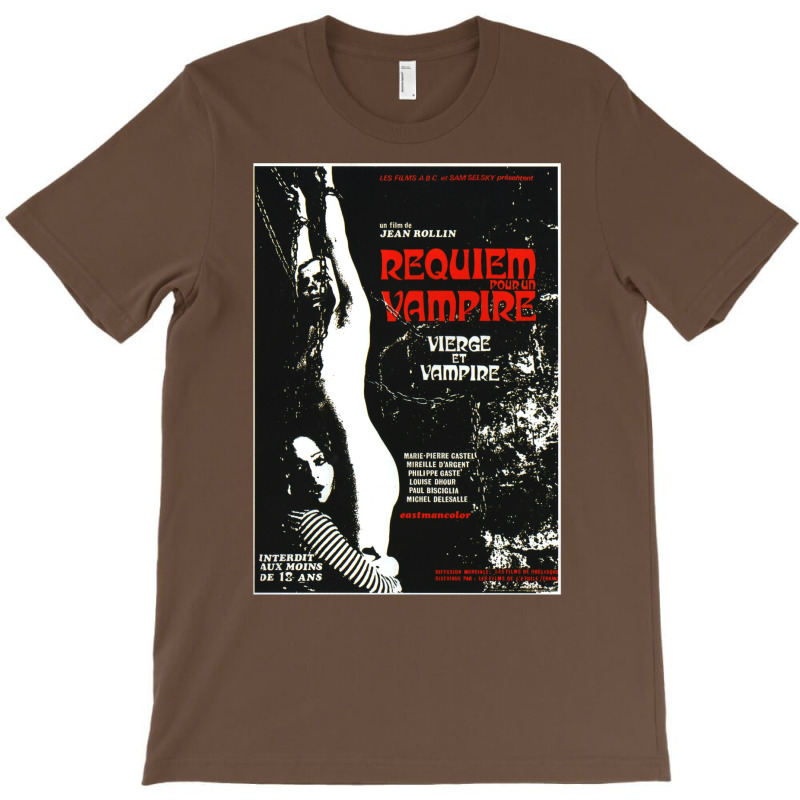 Vintage Movie Poster Horror   Retro Terror Vampire Requiem T-shirt | Artistshot