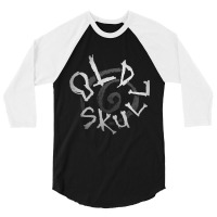 Artistshot Trending Old Skull 3/4 Sleeve Shirt | Artistshot