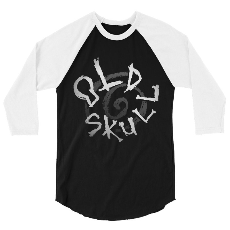 Artistshot Trending Old Skull 3/4 Sleeve Shirt | Artistshot