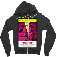 Vintage Movie Poster Horror Art Twins Of Evil Zipper Hoodie | Artistshot