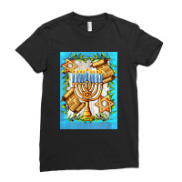 Candlestick With Parchment Ladies Fitted T-shirt | Artistshot