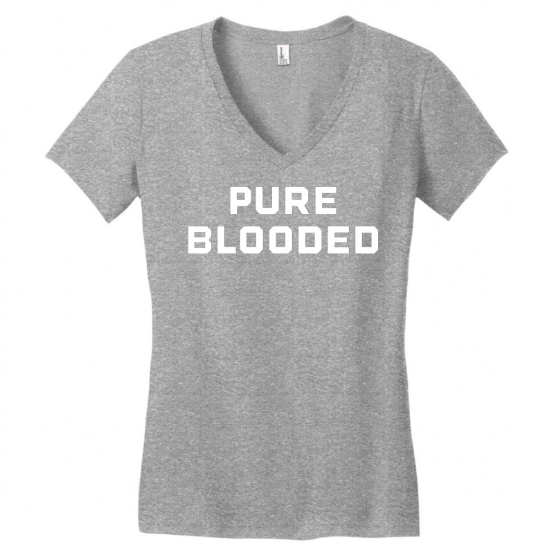 Anti Vaccine Mandate Pure Blooded Medical Freedom To Choose Women's V-Neck T-Shirt by sacitsamyra2 | Artistshot