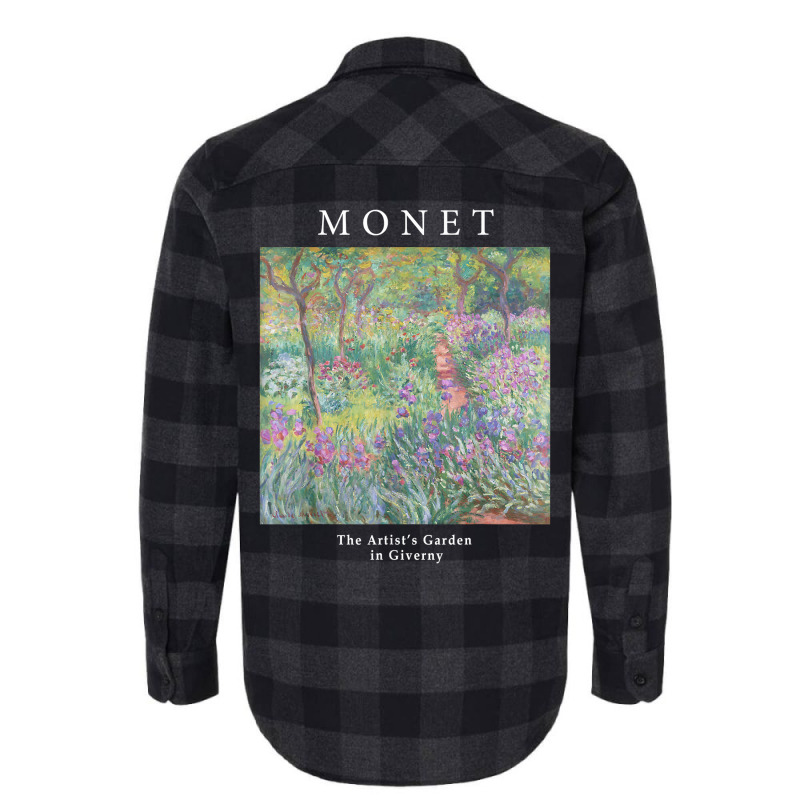 Claude Monet's The Artist's Garden At Giverny Art Lover T Shirt Flannel Shirt by javauxswar | Artistshot