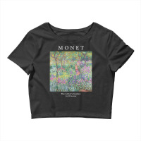 Claude Monet's The Artist's Garden At Giverny Art Lover T Shirt Crop Top | Artistshot