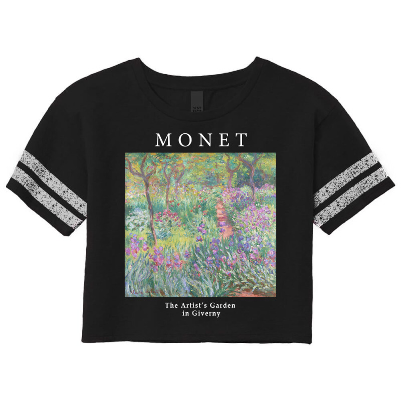 Claude Monet's The Artist's Garden At Giverny Art Lover T Shirt Scorecard Crop Tee by javauxswar | Artistshot