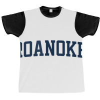 Roanoke Virginia Collegiate Style Varsity Block Letter Tank Top Graphic T-shirt | Artistshot