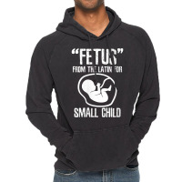 Womens Fetus Latin For Small Child V Neck T Shirt Vintage Hoodie | Artistshot