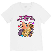 Miss Piggy V-neck Tee | Artistshot