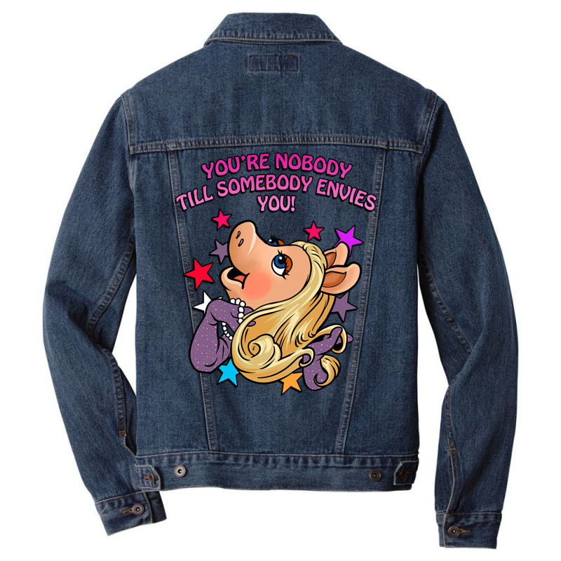 Miss Piggy Men Denim Jacket by sokengmapeyik | Artistshot