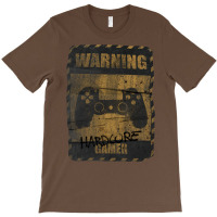 Warning Hardcore Gamer T-shirt | Artistshot