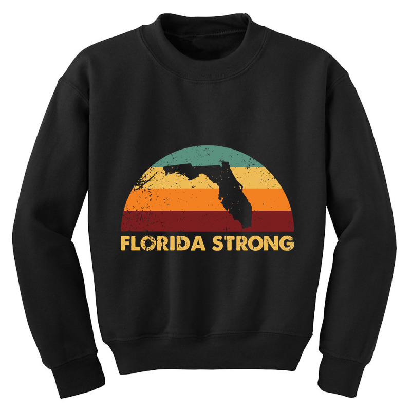 Limited Edition Vintage Retro Florida Strong Youth Sweatshirt | Artistshot