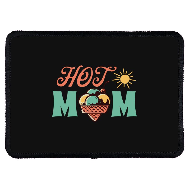 Hot Mom Summer Rectangle Patch | Artistshot