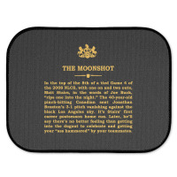 Artistshot Hot Trend Real Historical Philadelphia - The Moonshot Rear Car Mat | Artistshot