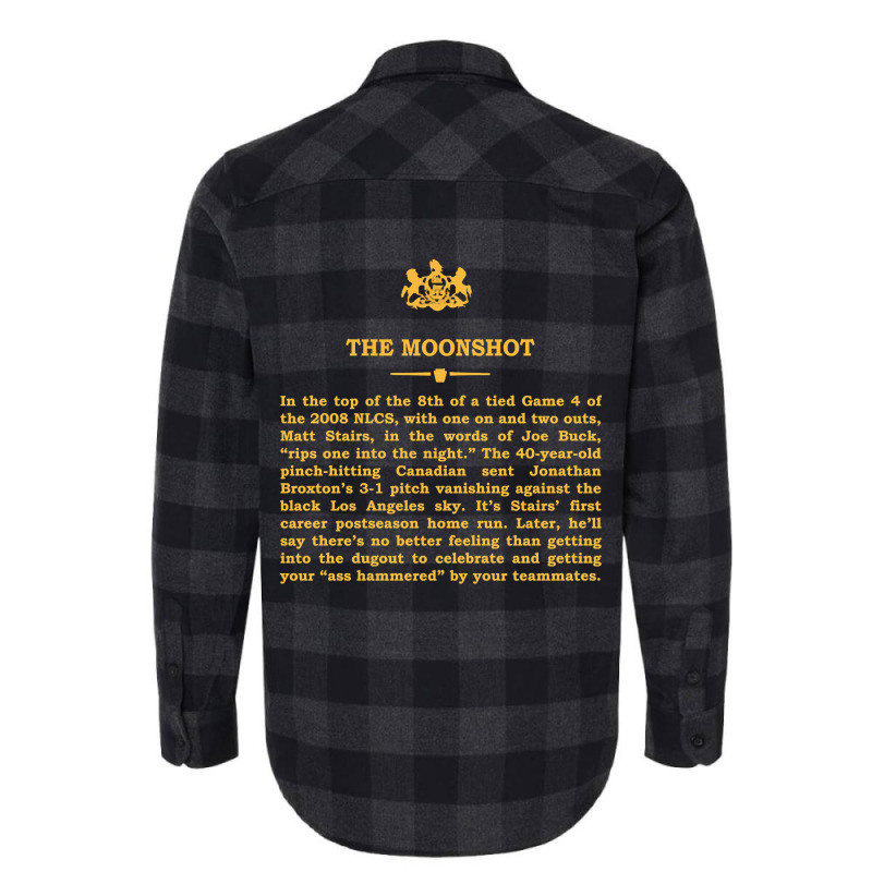 Artistshot Hot Trend Real Historical Philadelphia - The Moonshot Flannel Shirt | Artistshot