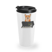 Funny Synthesizer Fan Korgi Corgi Dog Lover .png Travel Mug | Artistshot