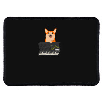 Funny Synthesizer Fan Korgi Corgi Dog Lover .png Rectangle Patch | Artistshot