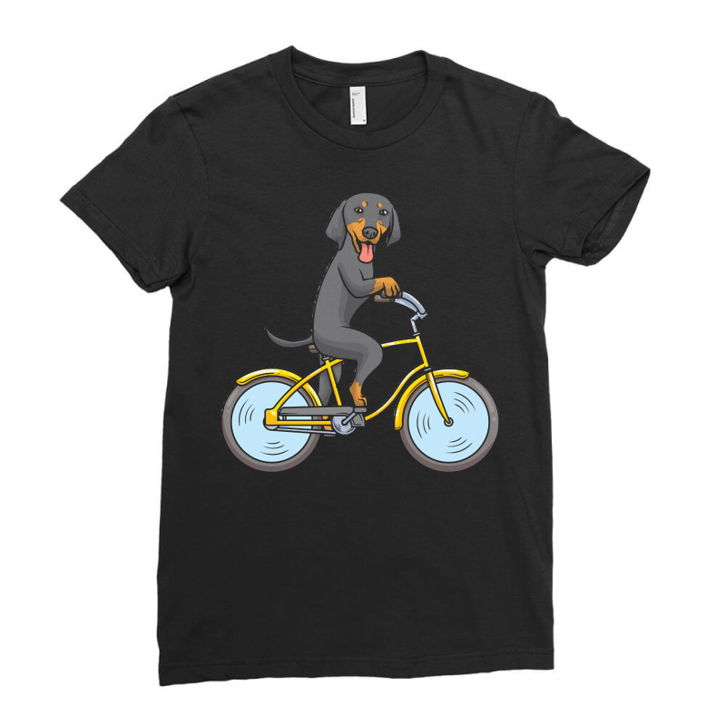 Austrian Black And Tan T Shirtaustrian Black And Tan Hound Dog T Shirt Ladies Fitted T-Shirt by marisadenesik663 | Artistshot