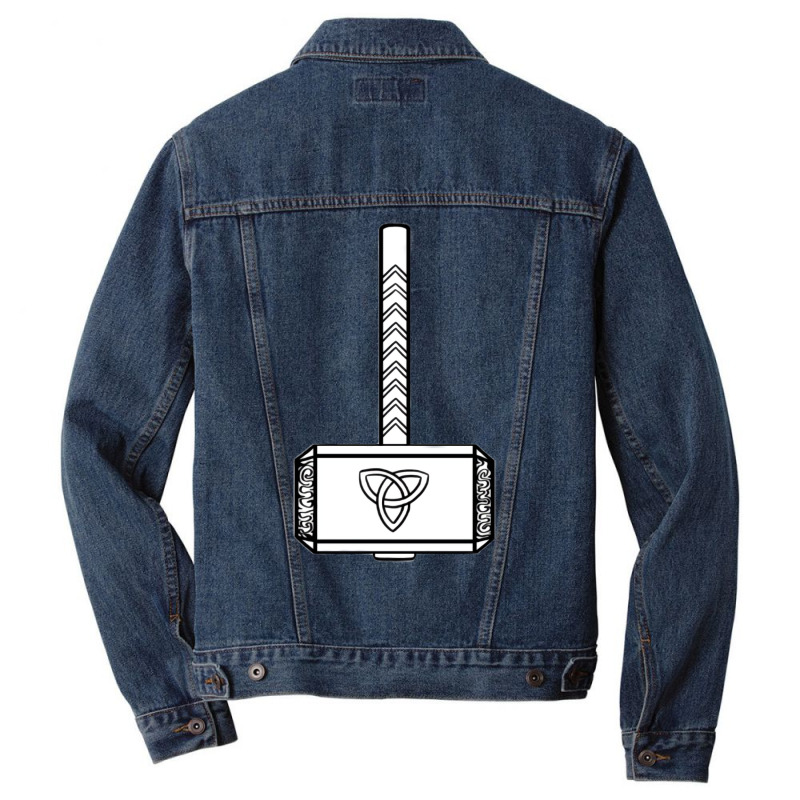 The Hammer Of The God Of Thunder. Men Denim Jacket | Artistshot