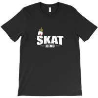 Skat King Card Game Irritate Playing Cards T-shirt | Artistshot