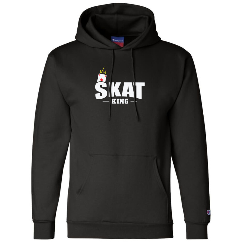 Skat King Card Game Irritate Playing Cards Champion Hoodie | Artistshot