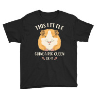 Cute Guinea Pig 4 Birthday T  Shirt Guinea Pig Quote For Your 4 Year O Youth Tee | Artistshot