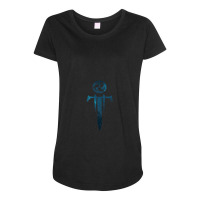 Silence In The Snow Maternity Scoop Neck T-shirt | Artistshot