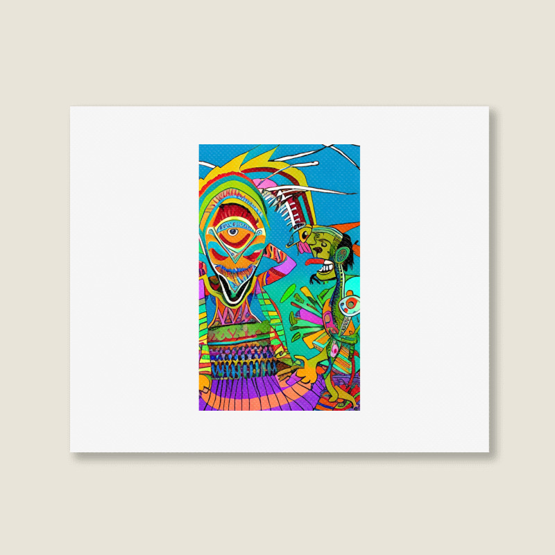 Sacred Plant Medicine Fuck The Pharmacy  Ayahuasca Landscape Canvas Print | Artistshot