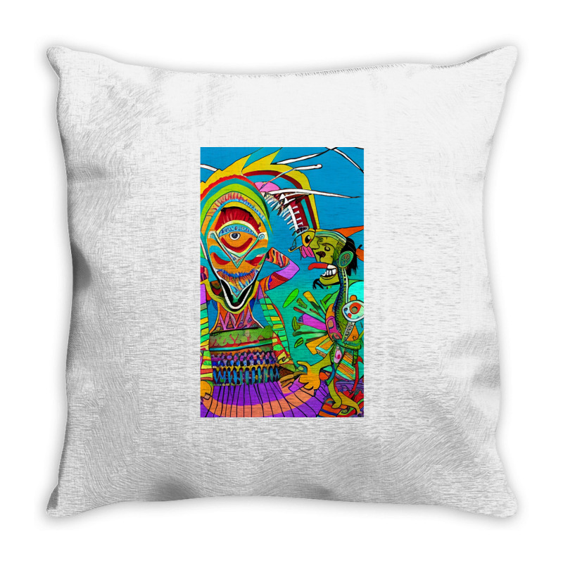 Sacred Plant Medicine Fuck The Pharmacy  Ayahuasca Throw Pillow | Artistshot