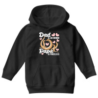 Fathers Day Sayings T  Shirt Being Dad Is An Honor Being Papa Is Price Youth Hoodie | Artistshot