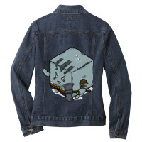 Grog Dice Ladies Denim Jacket | Artistshot