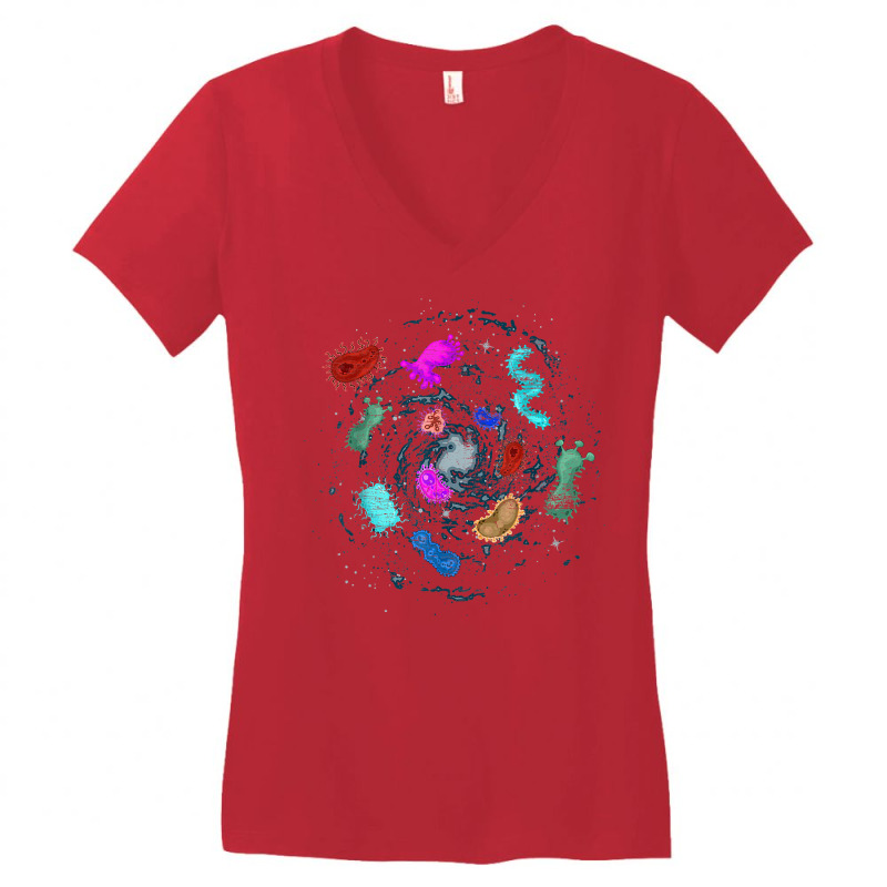 Biologist Science Microbiology Bacteria T Shirt Women's V-Neck T-Shirt by linbere | Artistshot