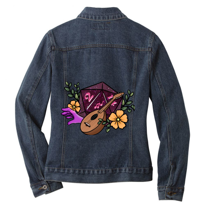 Scanlan Shorthalt D20 Dice Ladies Denim Jacket by MIVANVORST | Artistshot