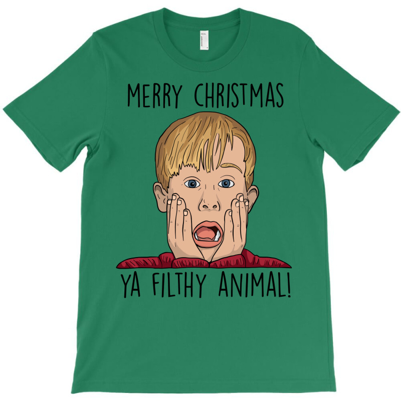 Merry Christmas Ya Filthy Animal 1 T-shirt | Artistshot