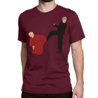 Father Ted Kicking Bishop Brennan Up The Arse Classic T-shirt | Artistshot