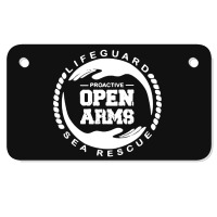 Proactiva Open Arms Motorcycle License Plate | Artistshot