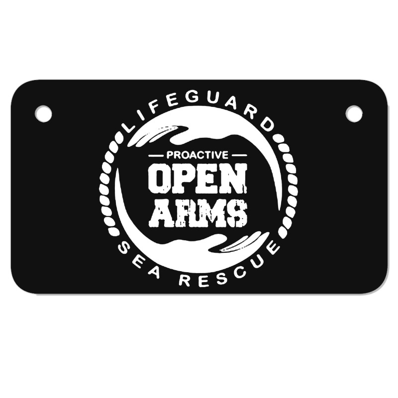 Proactiva Open Arms Motorcycle License Plate | Artistshot