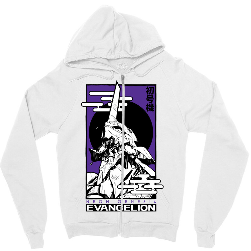 Evangelion Robot Japan Zipper Hoodie by chanasrhyss4 | Artistshot