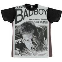 Mike Barnes   Karate's Bad Boy Poster Graphic T-shirt | Artistshot