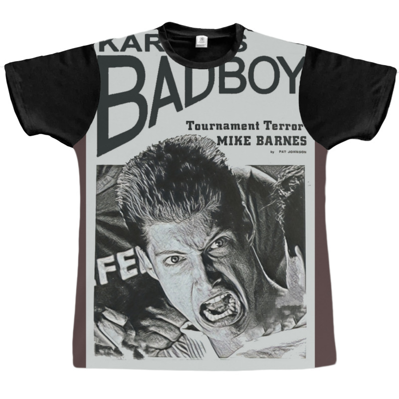 Mike Barnes   Karate's Bad Boy Poster Graphic T-shirt | Artistshot