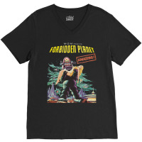 Forbidden Planet Poster 1 V-neck Tee | Artistshot