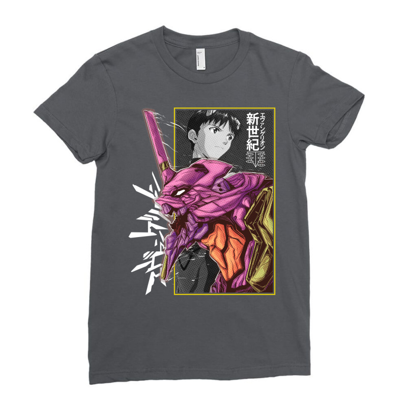 Evangelion Unit 01 Ladies Fitted T-Shirt by chanasrhyss4 | Artistshot