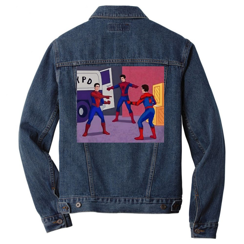 Spidermen Men Not Man Meme Men Denim Jacket by kounalkherfix | Artistshot