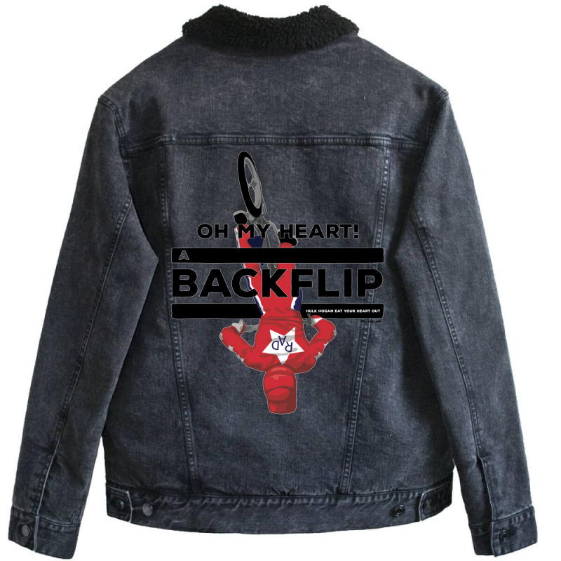 Oh My Heart A Backflip Unisex Sherpa-lined Denim Jacket | Artistshot