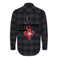 Oh My Heart A Backflip Flannel Shirt | Artistshot